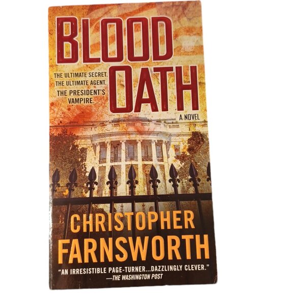 3/$15 Christopher Farnsworth 'Blood Oath'  Novel/Book - Picture 1 of 3